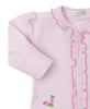 Kissy Kissy- Golf Club Pink Stripe Footie - Findlay Rowe Designs