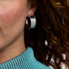 Julie Vos - Earrings - Savoy Hoop - Silver
