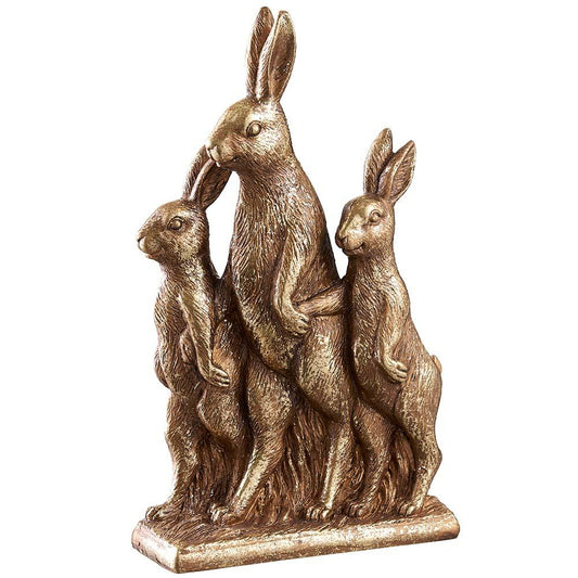 Bunny Family - Gold Resin - Findlay Rowe Designs