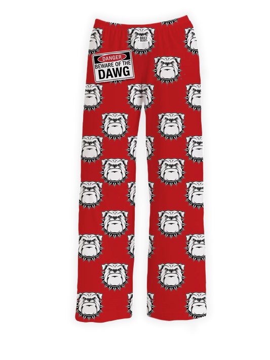 Brief Insanity - PJ Pants - Danger Beware of DAWGS
