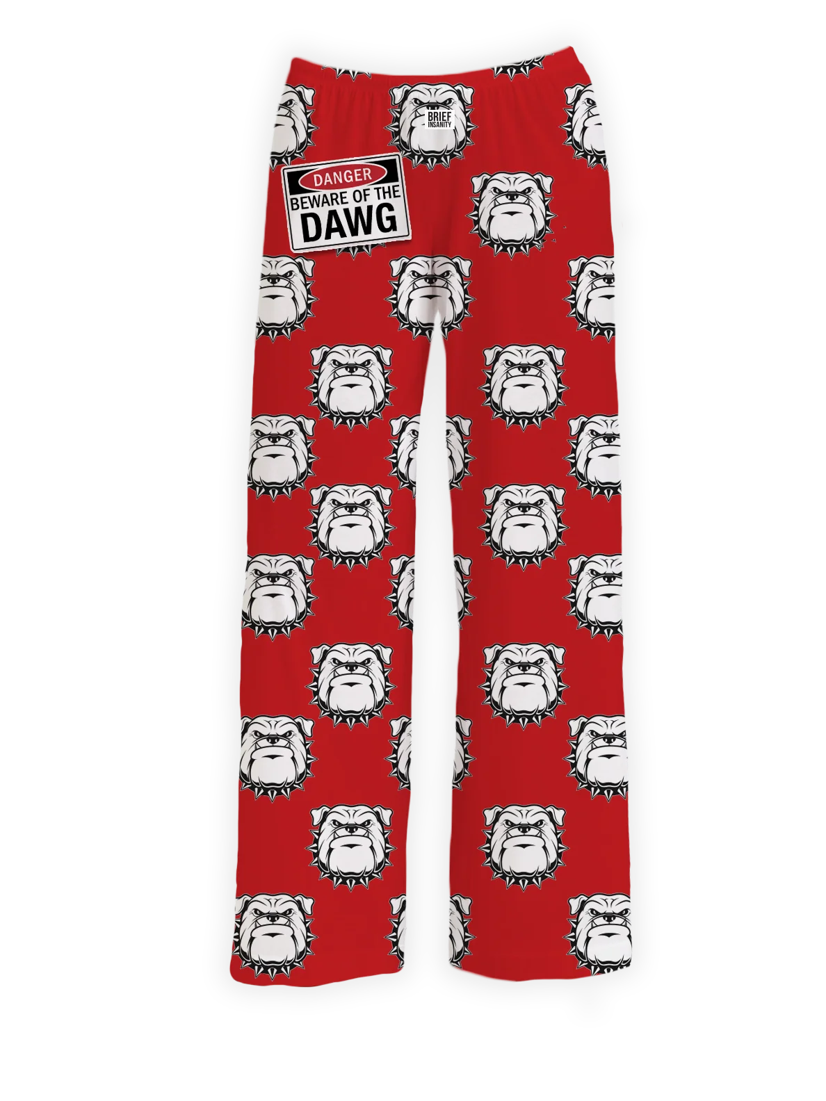 Brief Insanity - PJ Pants - Danger Beware of DAWGS - Findlay Rowe Designs