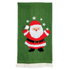 Mud Pie - Tea Towel - Waffle Weave - Embroidered - Christmas Fringe - Findlay Rowe Designs