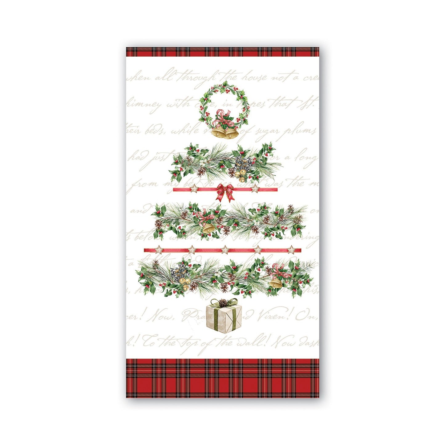Michel Design Works -   Guest Towel Napkin - Holiday Garland - Findlay Rowe Designs