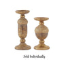 Candleholders - Pillar -  Acorn - Gold & Bronze - Findlay Rowe Designs