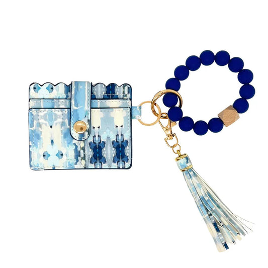 Laura Park - Keychain Wristlet Wallet - Ocean Breeze - Findlay Rowe Designs