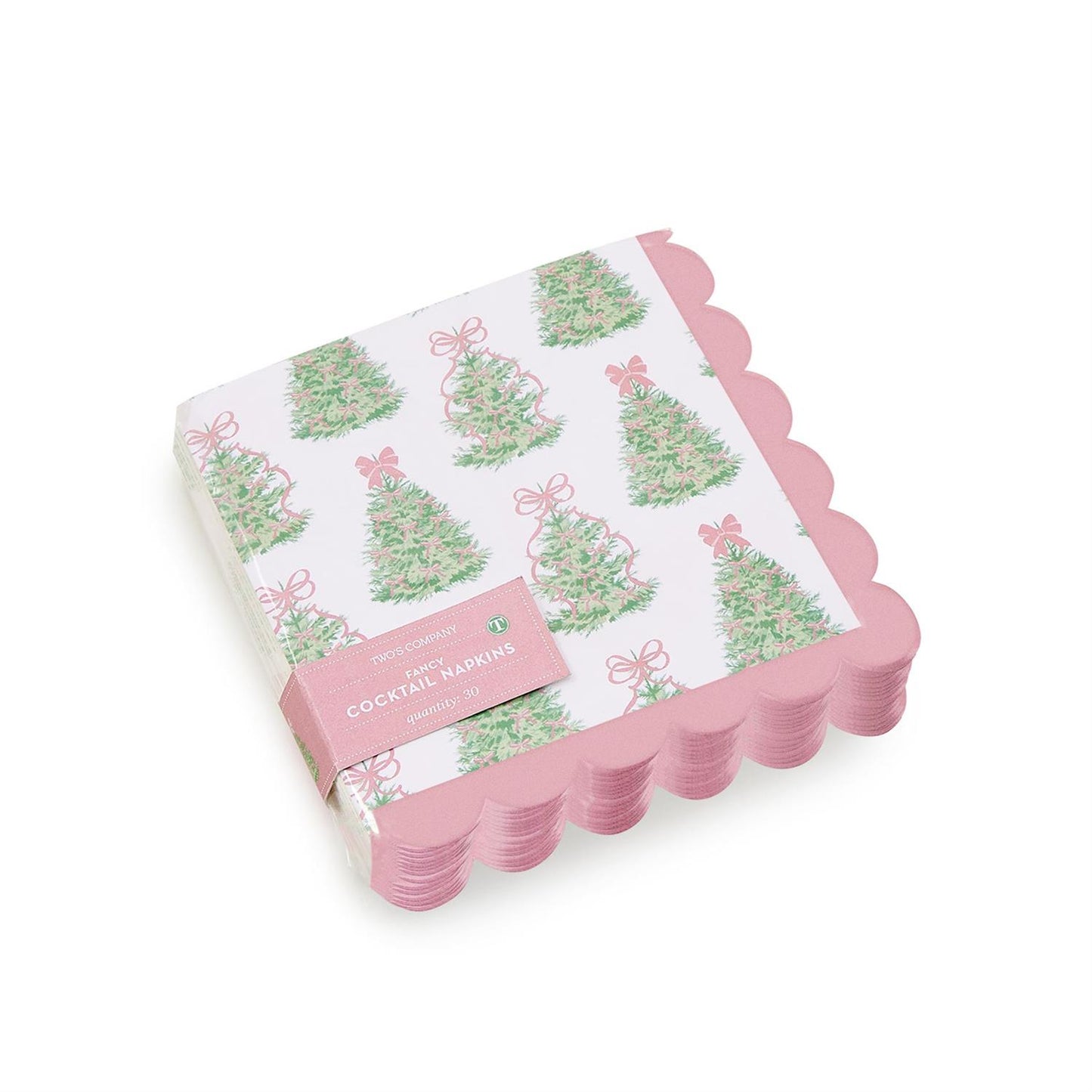 Cocktail Napkin - Fancy and Festive Trees - Findlay Rowe Designs