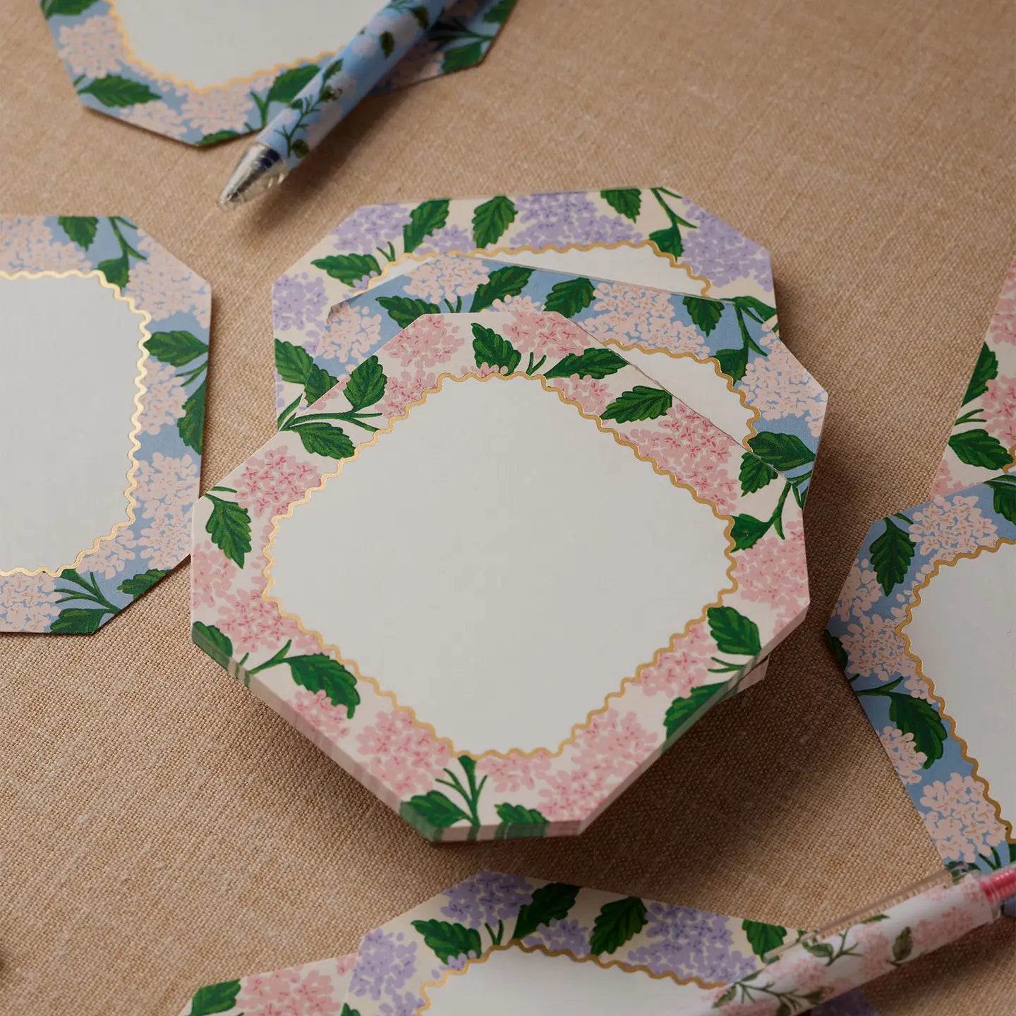 Rifle Paper Co -  Mini Notepad Trio - Hydrangea