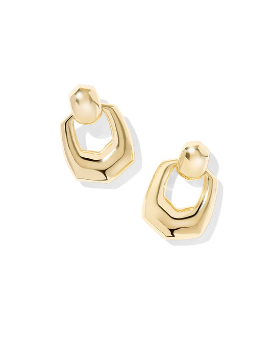 Kendra Scott - Kaitlin Gold Open Frame Earrings - Findlay Rowe Designs