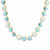 Julie Vos - Necklace - Kaleidoscope Tennis - Bahamian Blue - Findlay Rowe Designs
