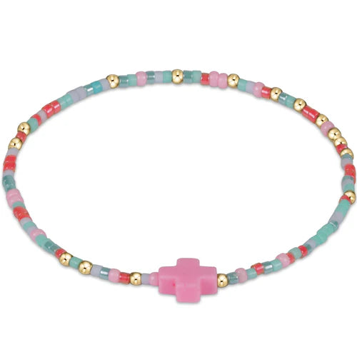 Enewton -egirl hope unwritten signature cross bracelet - anything is popsicle - Findlay Rowe Designs