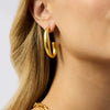 Julie Vos - Earrings - Laguna Hoop - Medium - Findlay Rowe Designs