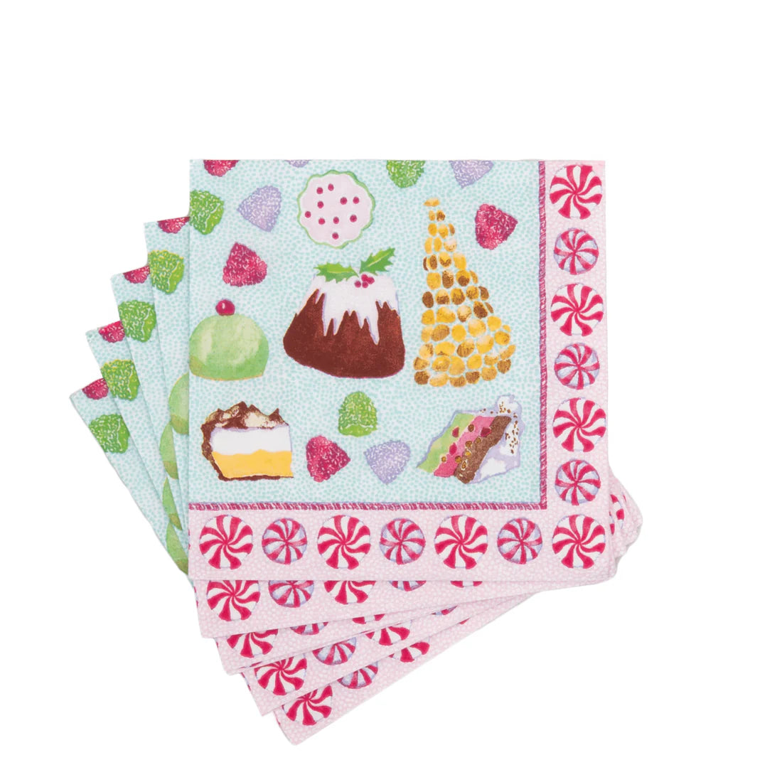 Caspari - Cocktail Napkins - Sweets
