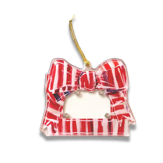 Lauren Dunn - Acrylic Ornament - Bow Frame