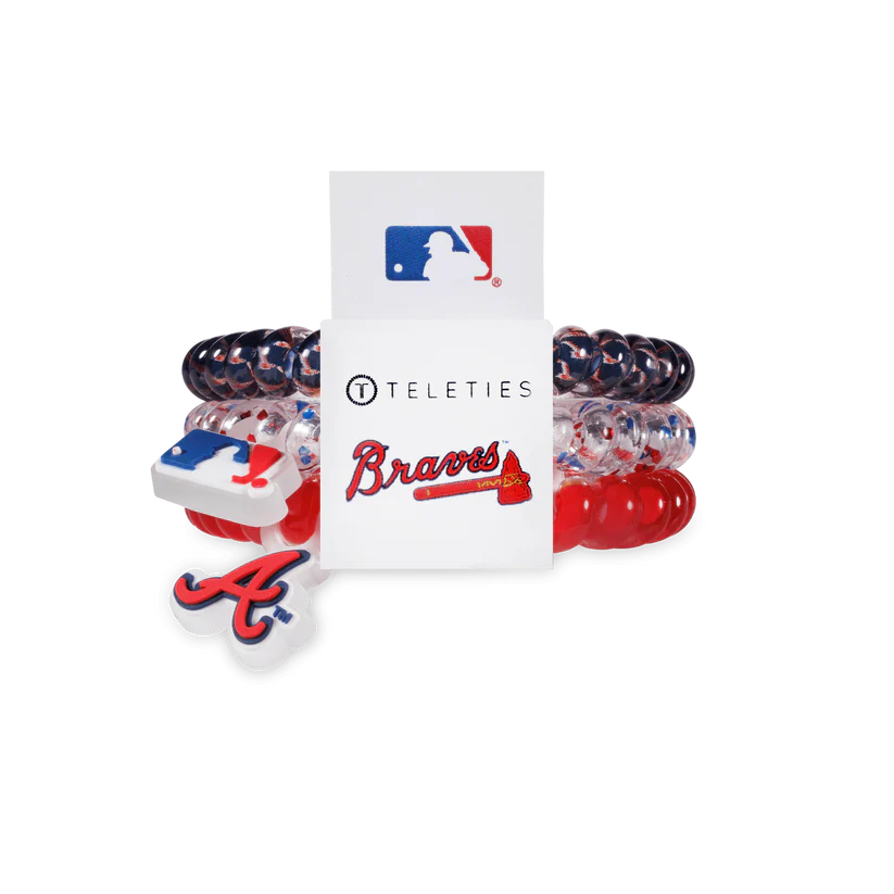 Teleties - Atlanta Braves Large Hair Ties