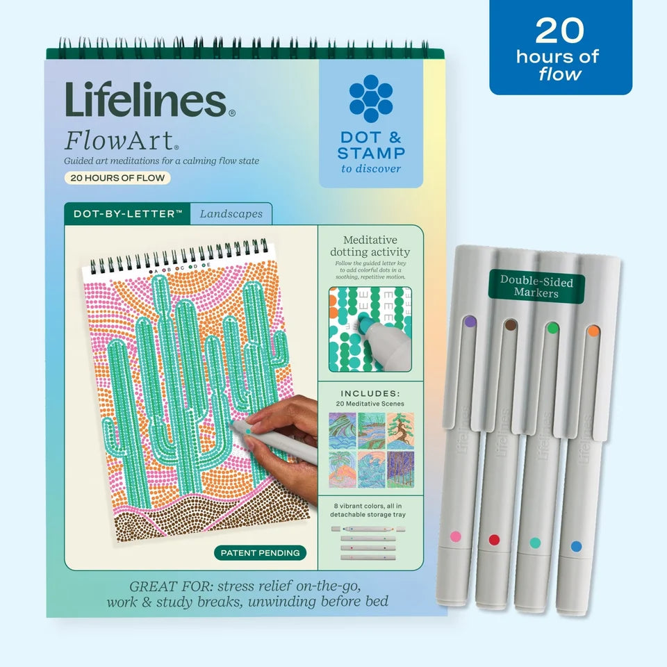 Lifelines - FlowArt® - Dot-By-Letter - Findlay Rowe Designs