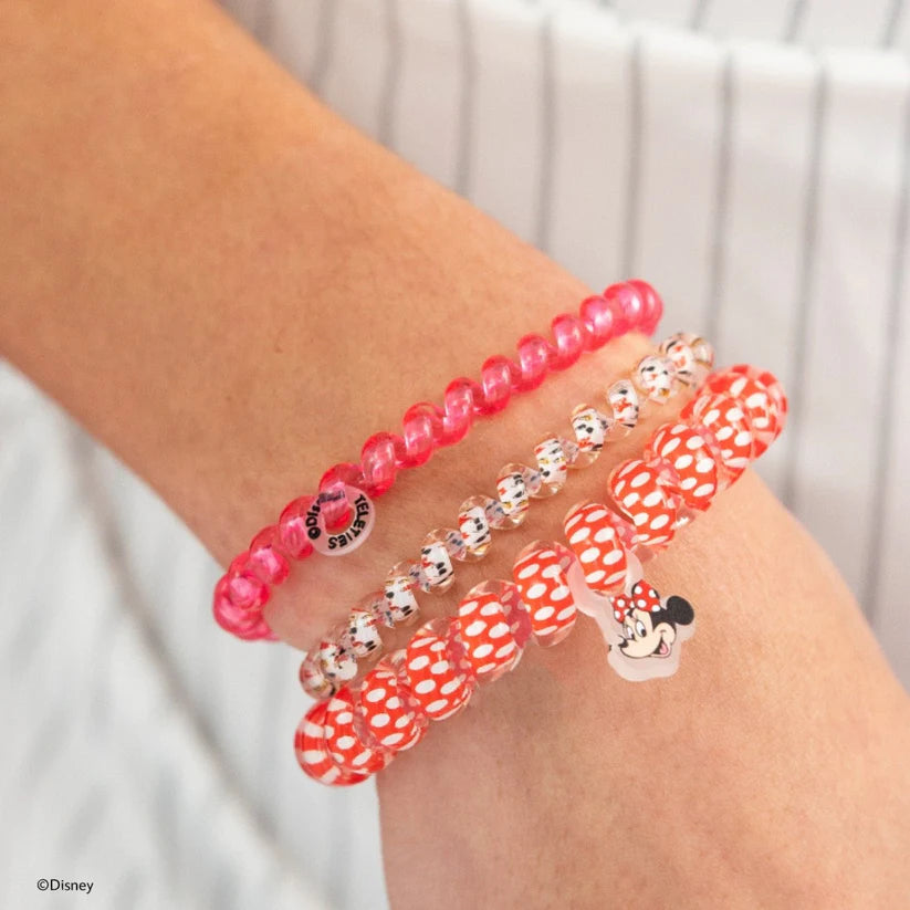 Teleties - Spiral Hair Ties - Minnie Mouse - Mix Pack - Findlay Rowe Designs