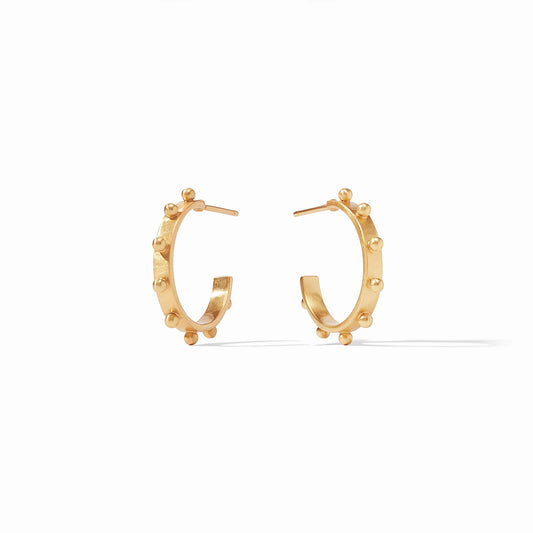 Julie Vos - Earrings - SoHo Hoop - Gold - Small - Findlay Rowe Designs