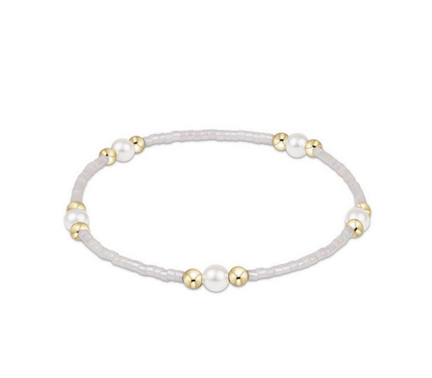 Enewton - Hope Purpose Pearl Bracelet - Silky White – Findlay Rowe
