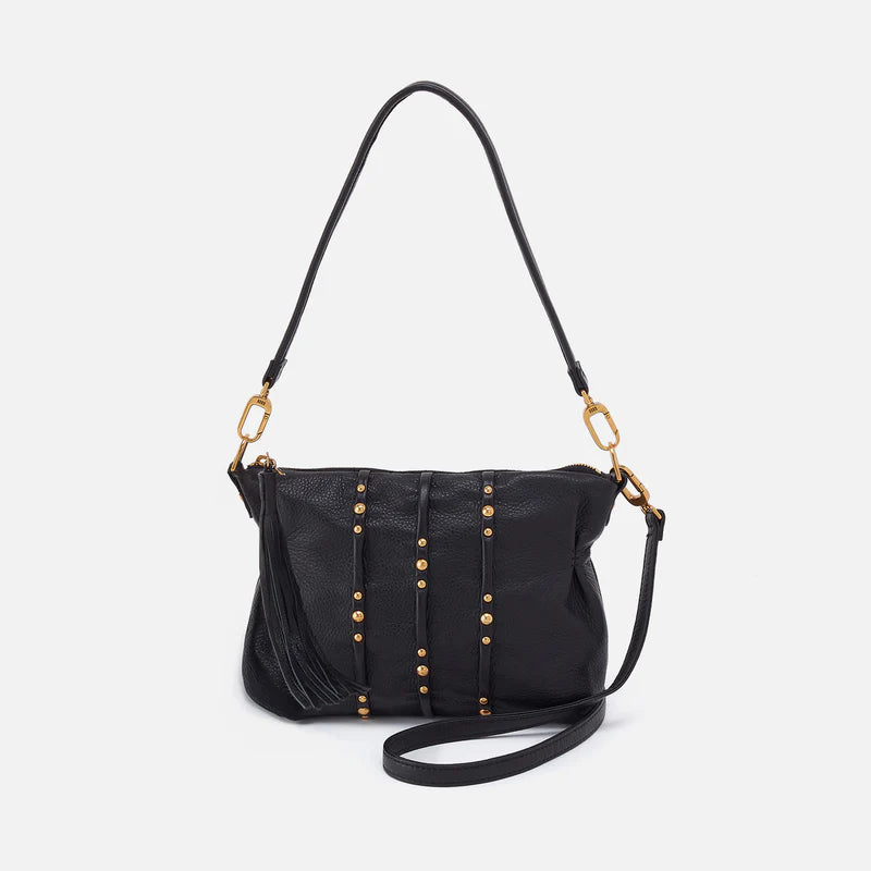 Hobo - Kori Crossbody -  Pebbled Leather Black Studs