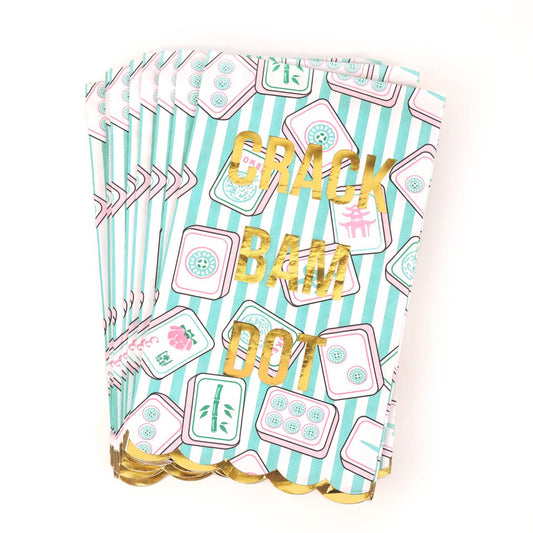 Guest Towel Napkin - Mahjong Stripe