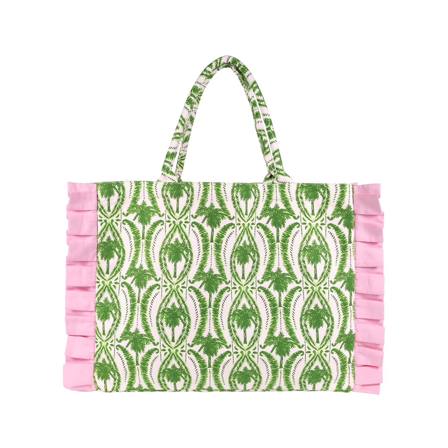 Lilly Pulitzer - Ruffle Tote - Textured Palm Stripe