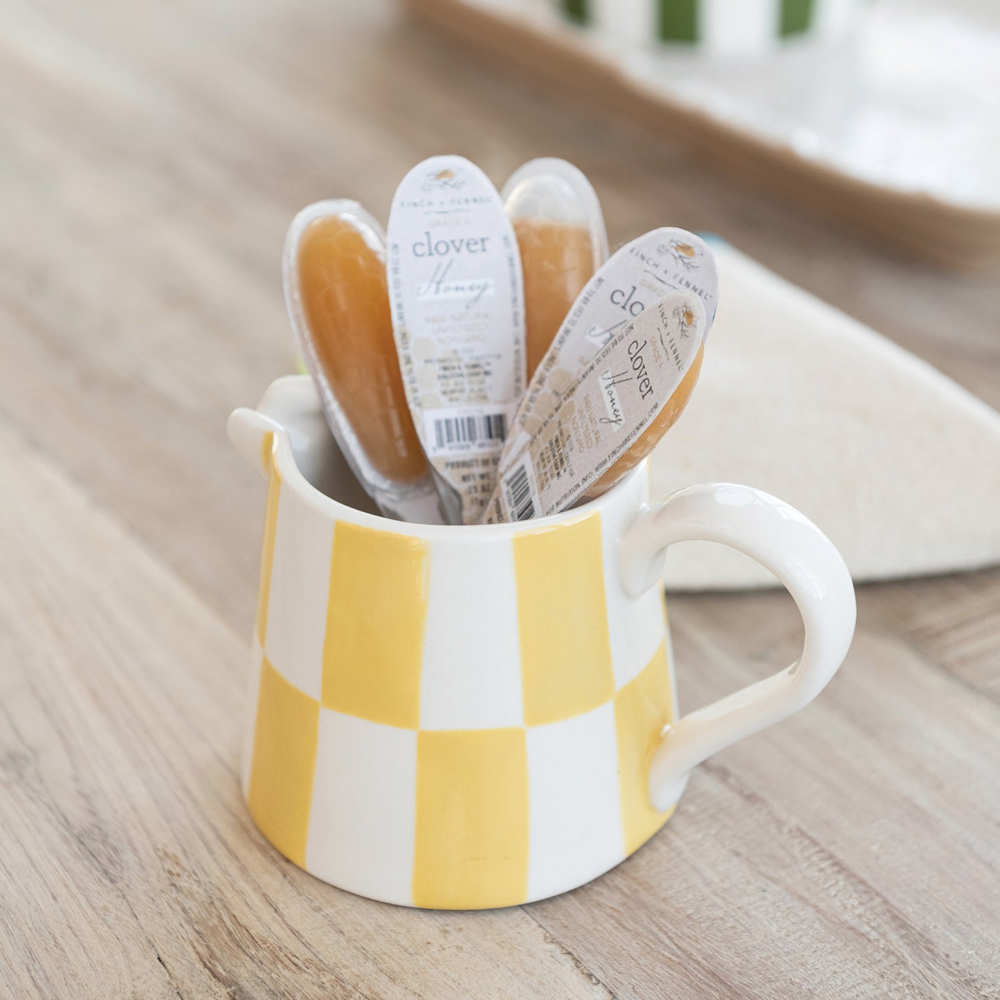 Finch and Fennel - .25 oz. Grade A Unfiltered Clover Honey Filled Single Use Spoons - Findlay Rowe Designs