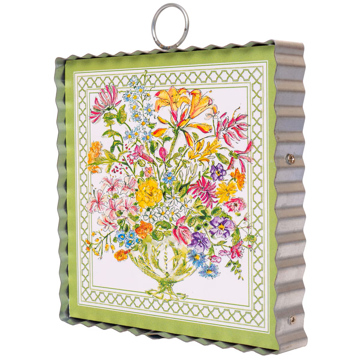 Rosanne Beck - Print - Mini Green Floral Arrangement - Findlay Rowe Designs