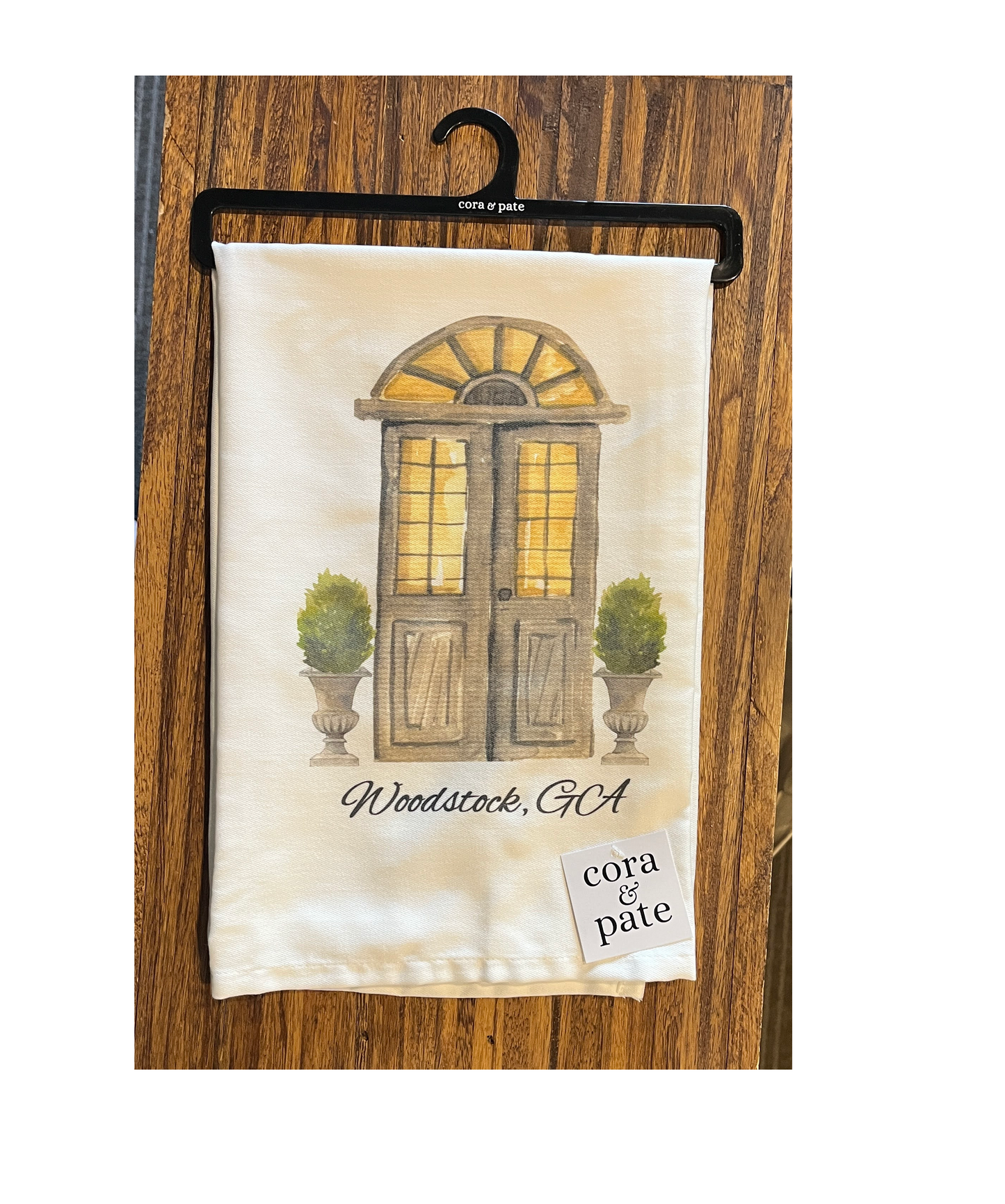 Cora and Pate - Towel - Front Door - Woodstock GA