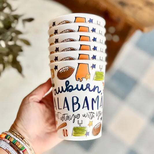 Happy by Rachel - Reusable Party Cups - Multi Sport - Auburn