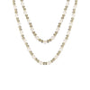 Natalie Wood -Adorned Pearl Beaded Necklace in Gold