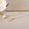 Beatriz Ball - Large Salad Servers - Sierra Modern Maia - Shiny Gold - Findlay Rowe Designs