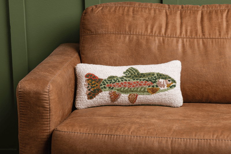 Mud Pie - Pillow - Trout - Findlay Rowe Designs