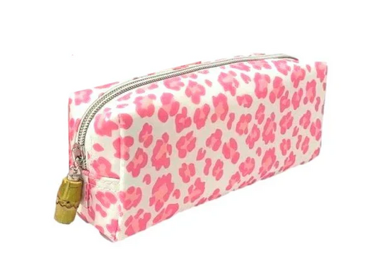 TRVL Design - Duo Pouch- Cheetah - Pink - Small - Findlay Rowe Designs