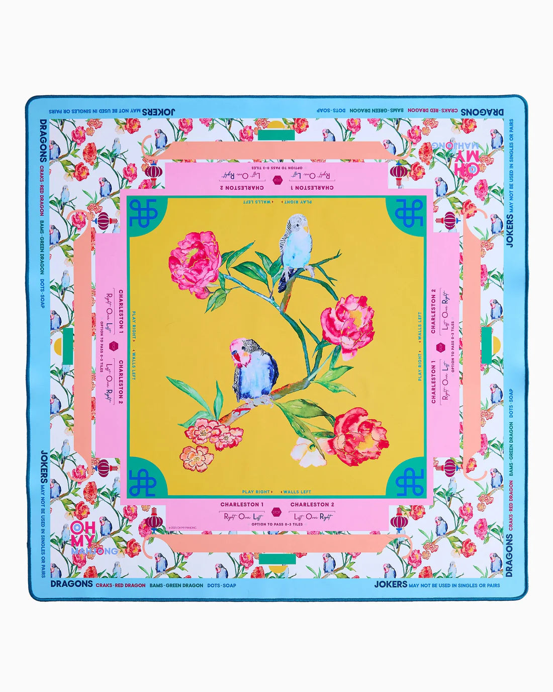 Oh My Mahjong - Mahjong Mat - Spring Fling x Brooke Wright - Findlay Rowe Designs