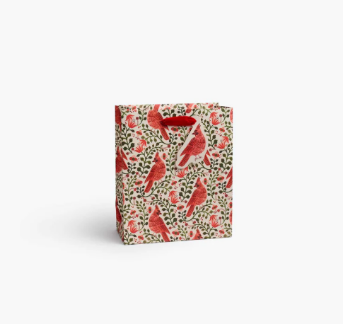 Rifle Paper Co - Medium Gift Bag - Cardinals