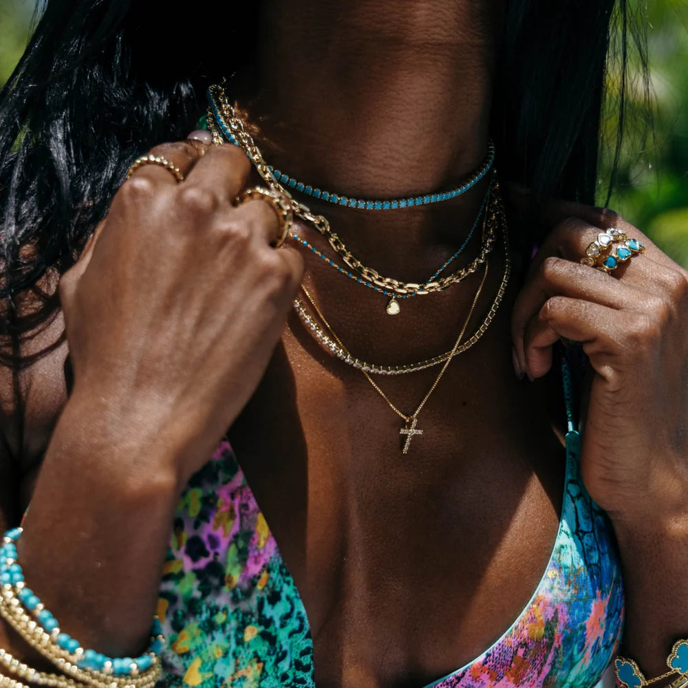 Sahira - Necklace - Chloe Tennis Choker - Findlay Rowe Designs