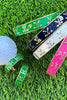 Briar Tennis Racquet Enamel Hinge Bangle in Pink - Findlay Rowe Designs