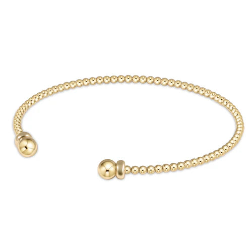 Enewton - Classic Gold 2mm Bead Cuff - Gold - Findlay Rowe Designs
