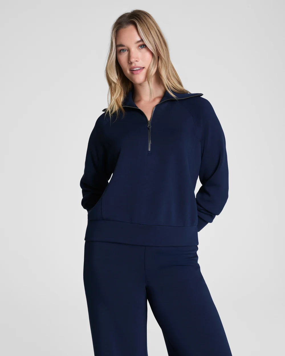 SPANX - AirEssentials Half Zip - Timeless Navy