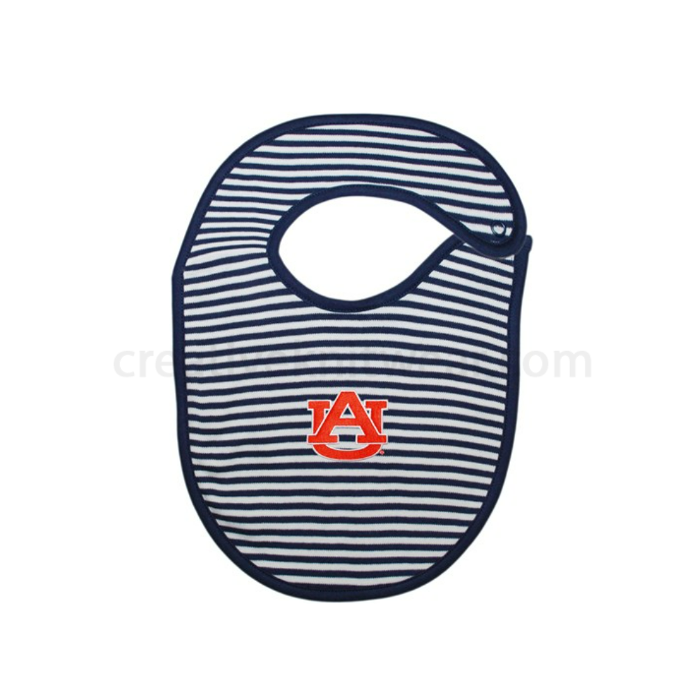 Creative Knitwear - Baby - Bib - Cotton Striped - Auburn