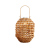 Mud Pie - Light Up Woven Mini Lantern