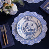 Beatriz Ball - VIDA Faenza Dinner Plate - White and Blue - Findlay Rowe Designs