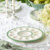 Egg Plate - Le Jardin Embossed Rattan - Findlay Rowe Designs