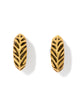 Kendra Scott - Earring -  Tiger Striped Mikki Vintage Gold Huggie - Findlay Rowe Designs