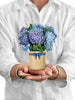 Fresh Cut Paper - Pop Up Bouquet Matching Card - Mini Nantucket Hydrangeas - Findlay Rowe Designs