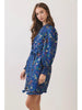 Dress - Mini - Floral Print Tassel Hem - Navy - Findlay Rowe Designs