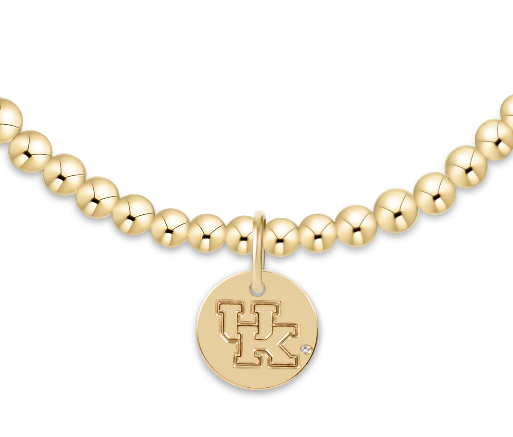 Enewton - Extends ECollegiate Classic Gold 3mm Bracelet - Tennessee Disc - Findlay Rowe Designs