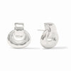 Julie Vos - Earring - Avalon Demi Doorknocker - Silver - Findlay Rowe Designs