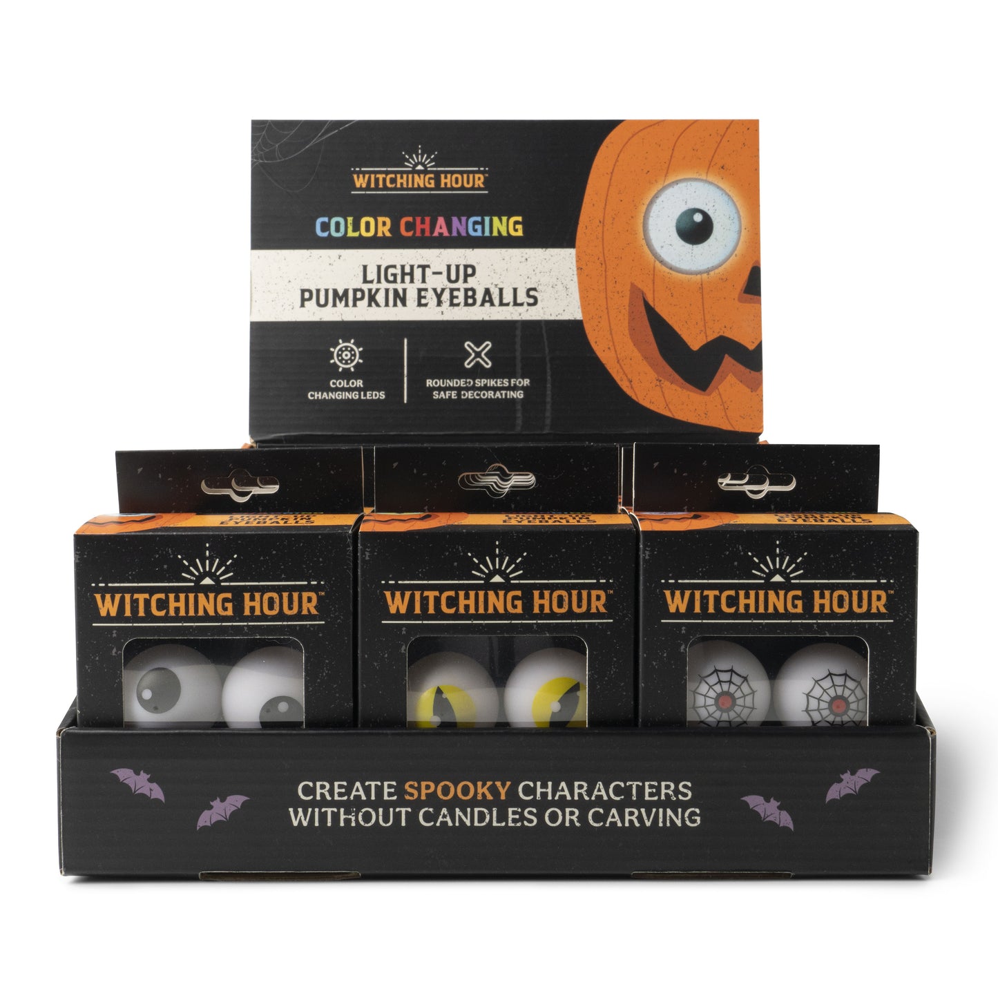 Jack-O-Lantern - Light Up Eyeballs - Findlay Rowe Designs