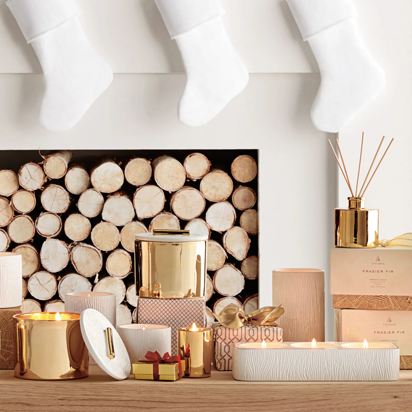 Frasier Fir - Reed Diffuser - Petite Gold